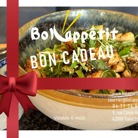 Bon cadeau bol appétit