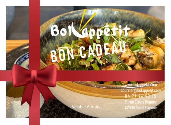 Bon cadeau bol appétit