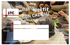 BON CADEAU ATELIER CUISINE