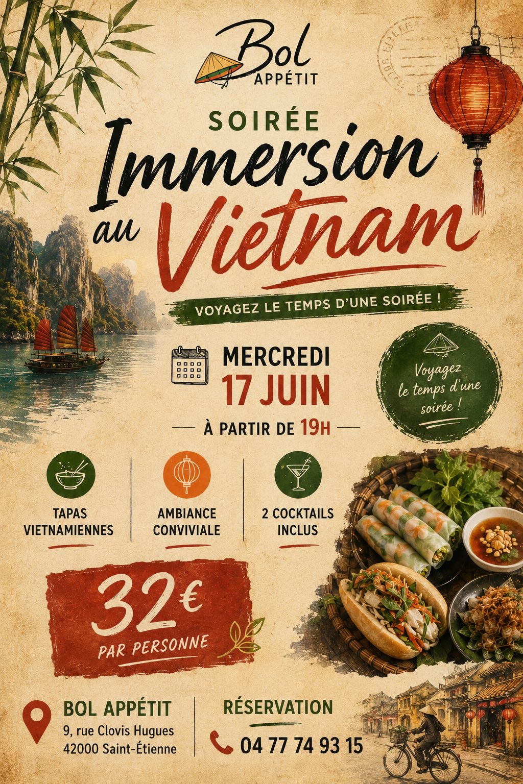 Soirée immersion Vietnam